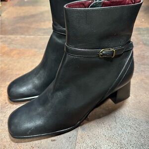 Ann Taylor Black Booties